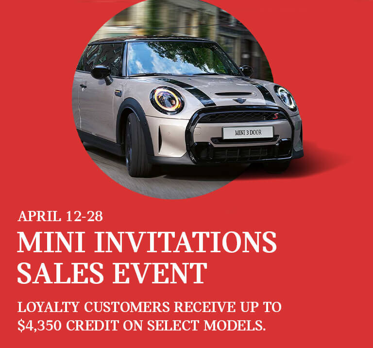MINI Invitations Sales Event