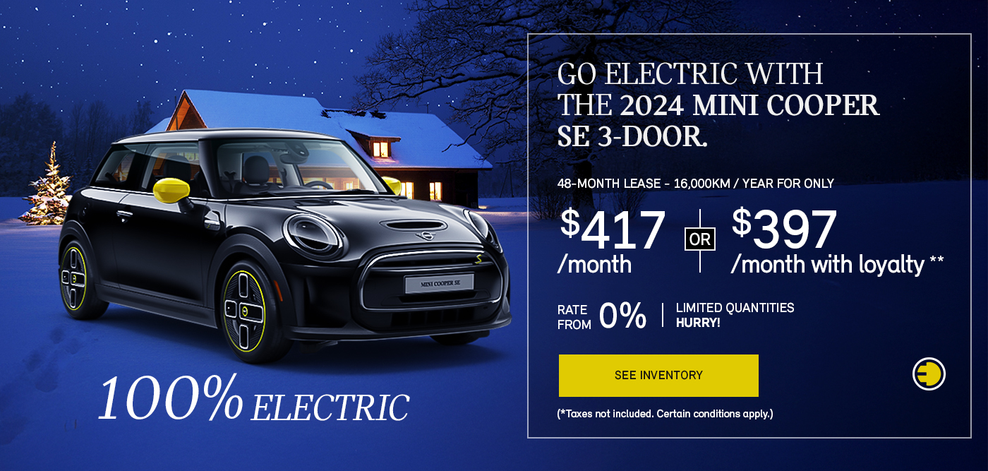 Go Electric With The 2024 Mini Cooper SE 3 Door