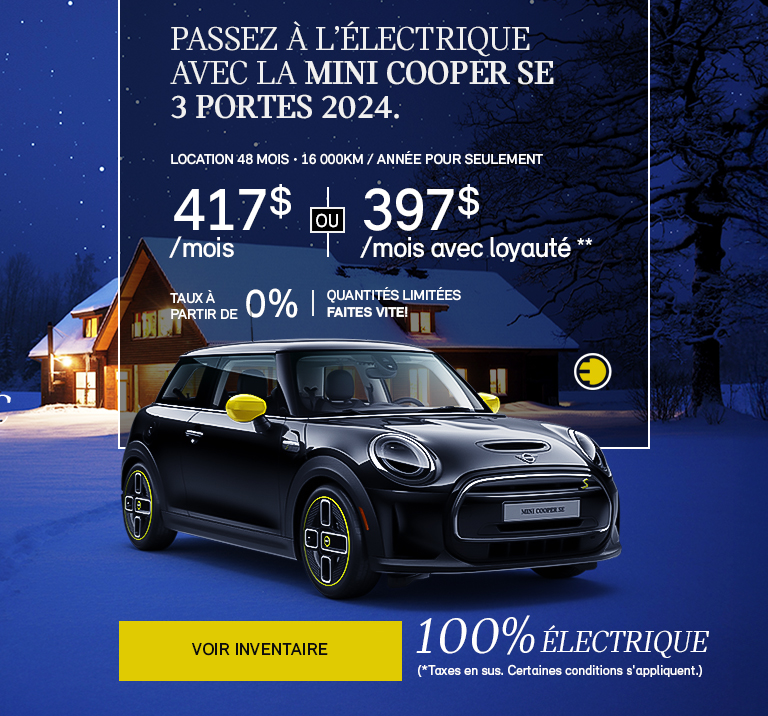 Go Electric With The 2024 Mini Cooper SE 3 Door