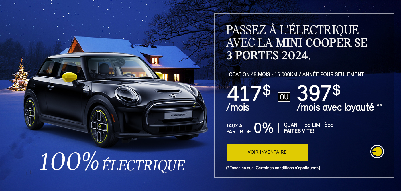 Go Electric With The 2024 Mini Cooper SE 3 Door