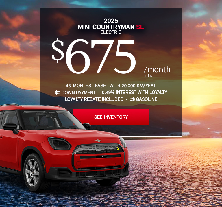 2025 MINI COUNTRYMAN SE ELECTRIC