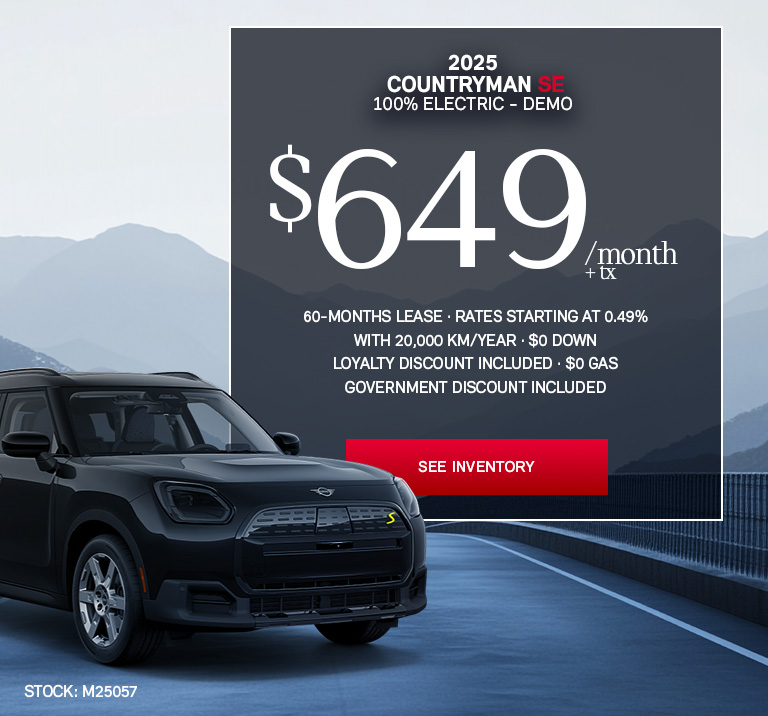 2025 MINI COUNTRYMAN SE ELECTRIC