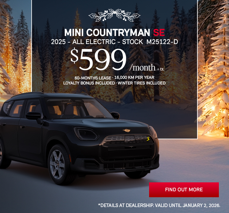 2025 MINI COUNTRYMAN SE ELECTRIC