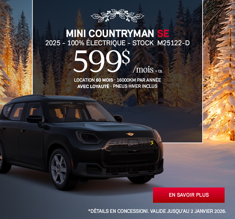 2025 MINI COUNTRYMAN SE ELECTRIC