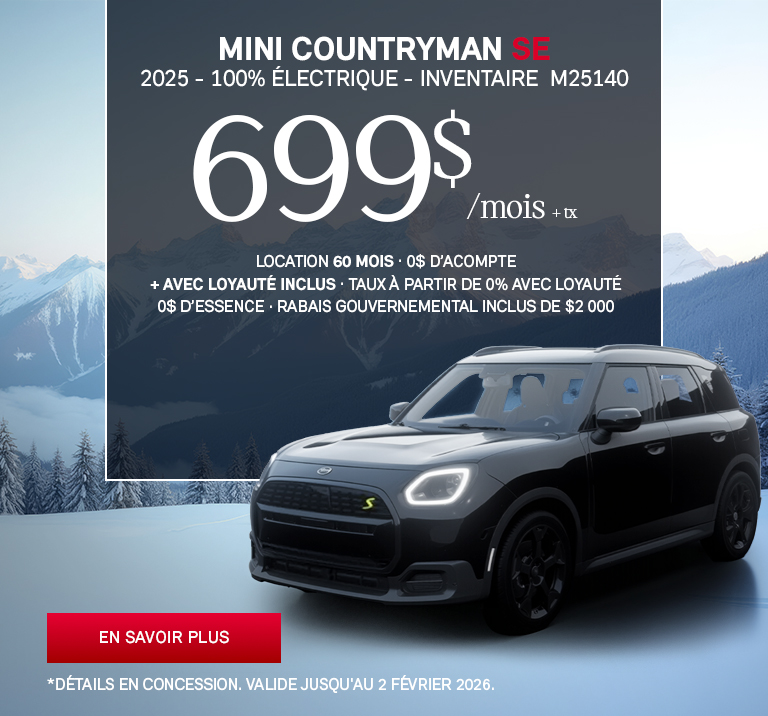 2025 MINI COUNTRYMAN SE ELECTRIC