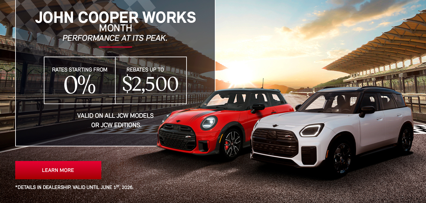JOHN COOPER WORKS MONTH