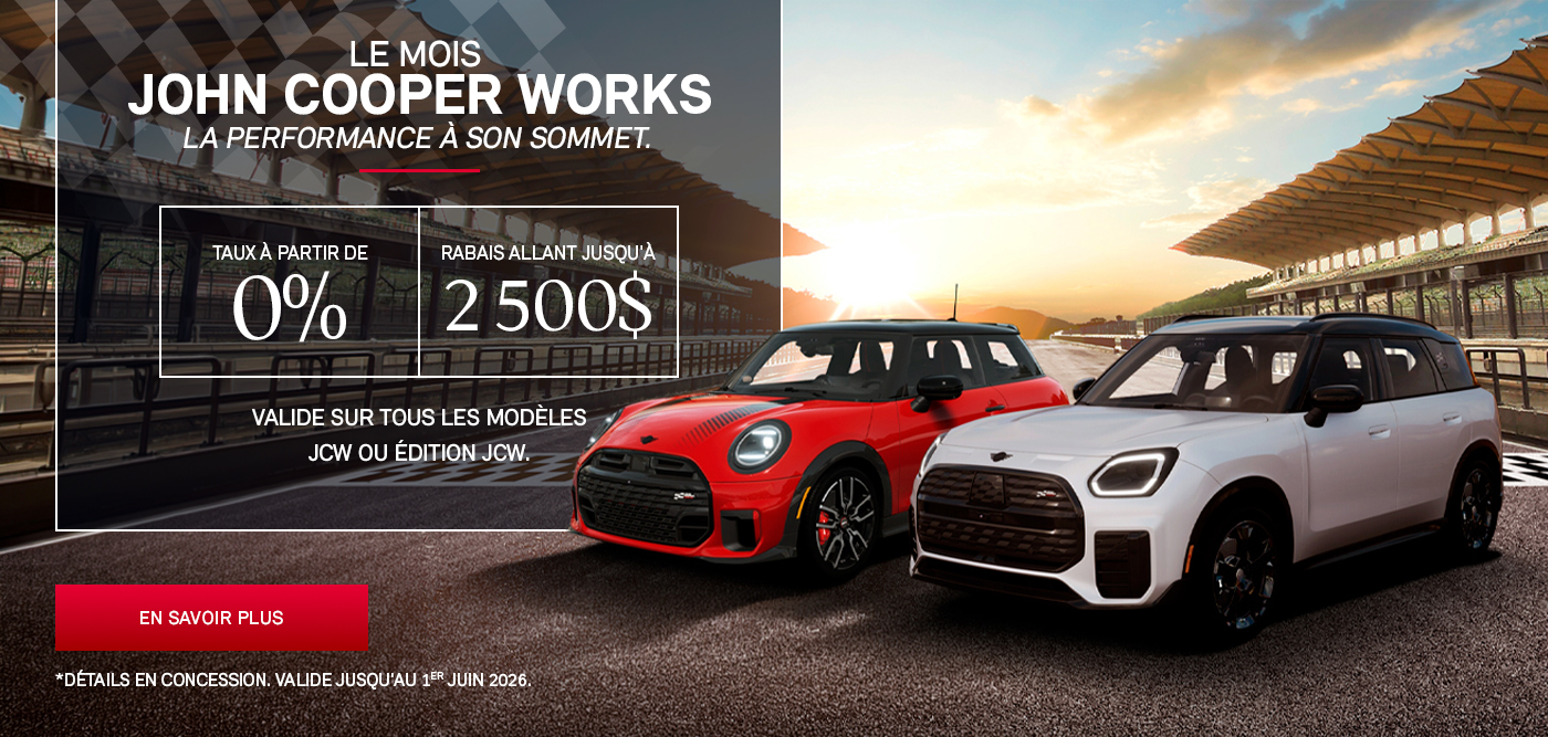 JOHN COOPER WORKS MONTH