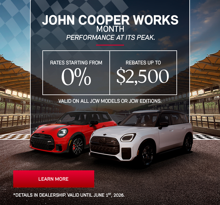 JOHN COOPER WORKS MONTH