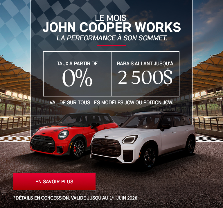 JOHN COOPER WORKS MONTH