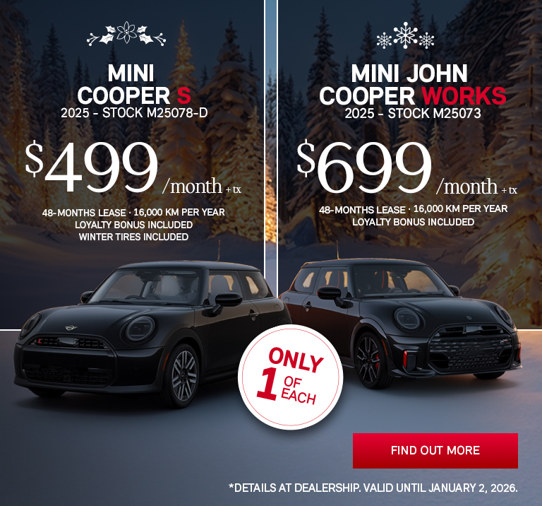 MINI Cooper S Démo 2025