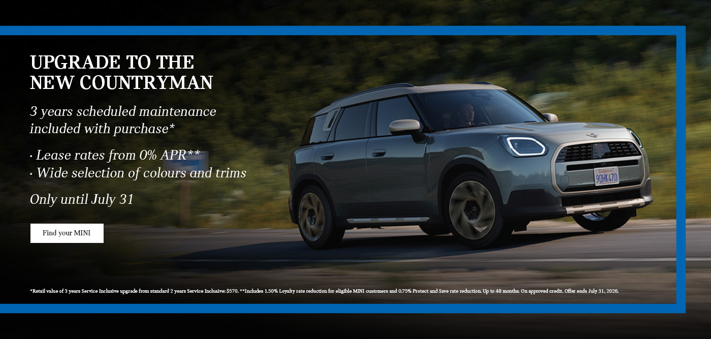 Upgrade to the New Countryman