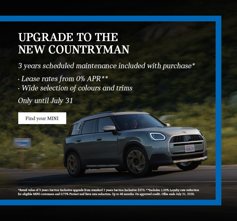 Upgrade to the New Countryman