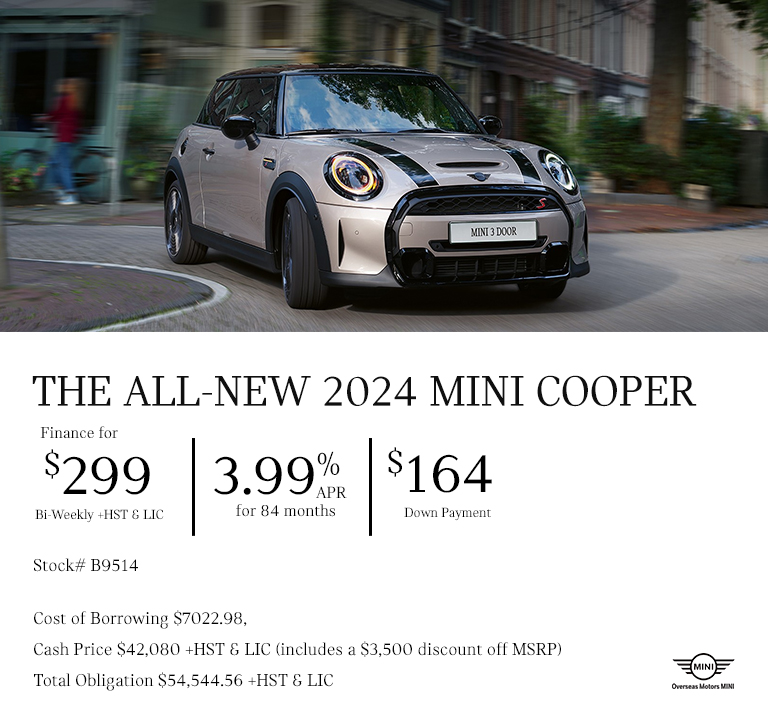 The All New 2024 Mini Cooper