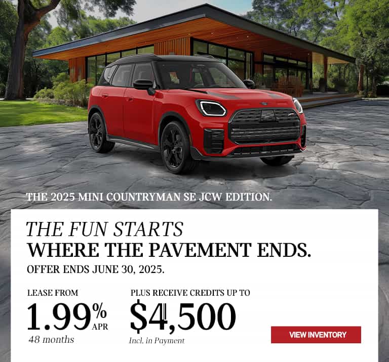 THE MINI COUNTRYMAN SE JCW EDITION