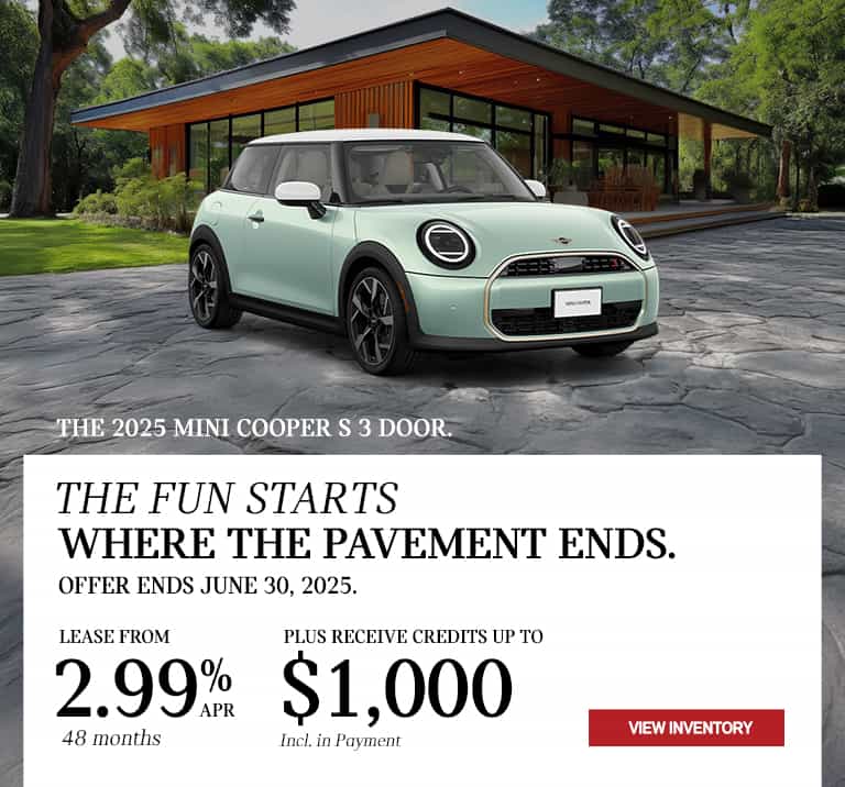 THE 2025 MINI COOPER S 3 DOOR