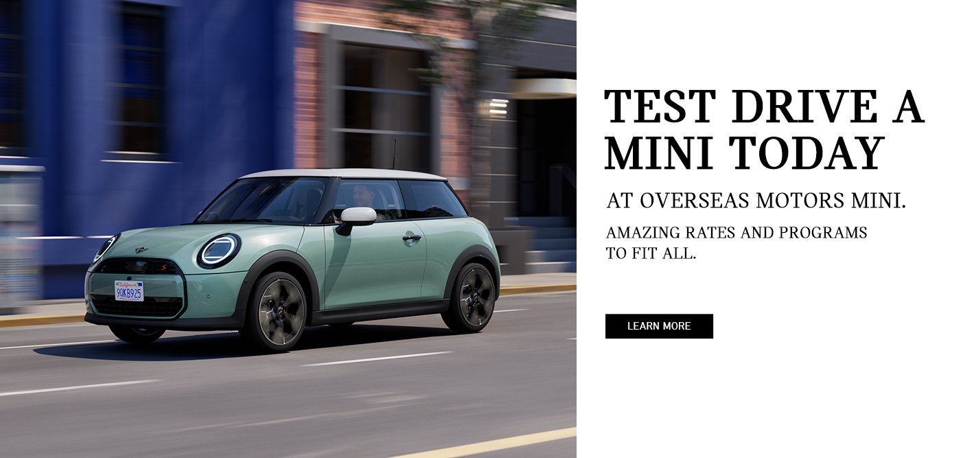 Test Drive a Mini today