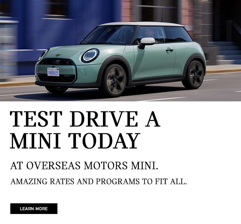 Test Drive a Mini today