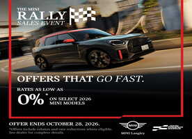 The MINI Rally Sales Event