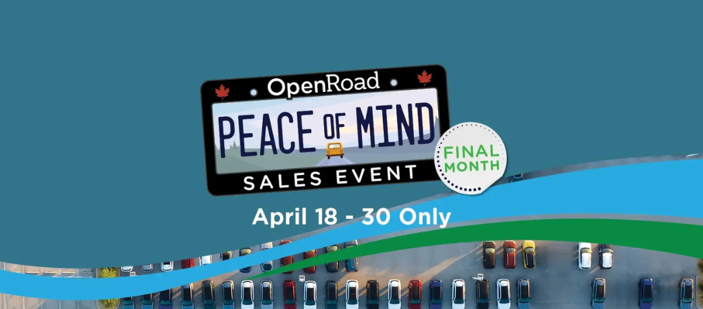Peace of Mind Sale - Final Month!