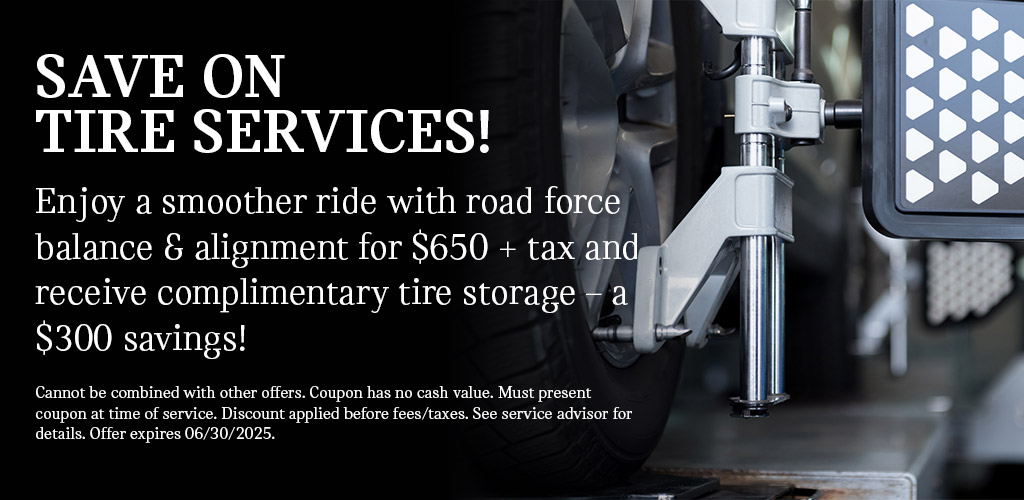 Save on tire services!