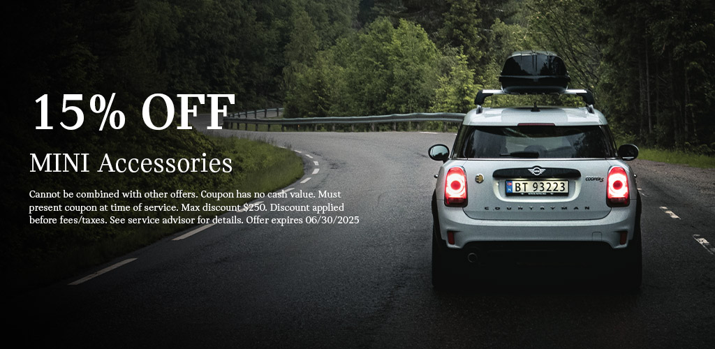 15% off MINI Accessories