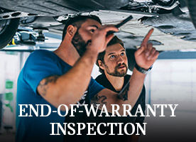 Complimentary end-of-Warranty Inspection
