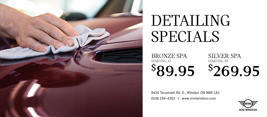 DETAILING SPECIALS