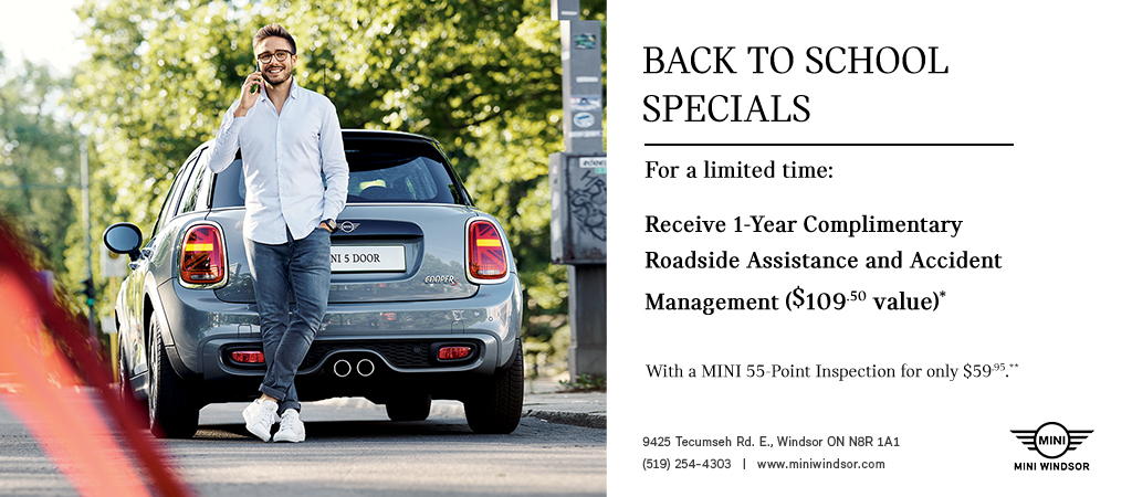 Receive 1-Year Complimentary Roadside Assistance 