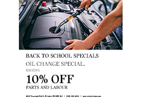 OIL CHANGE SPECIAL