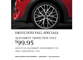 ALIGNMENT INSPECTION ONLY