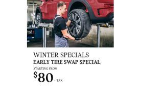 Early Tire Swap Special