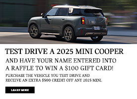 Test Drive a 2025 Mini Cooper