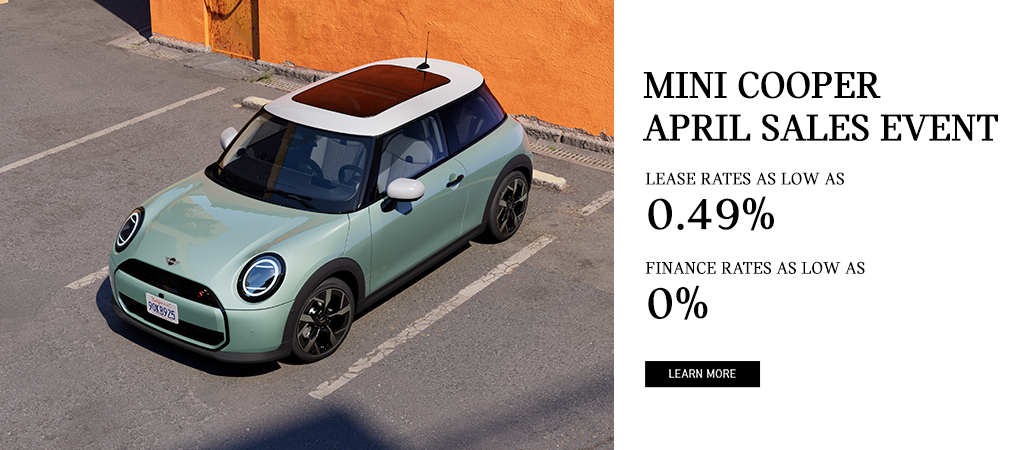 Mini Cooper April Sales Event