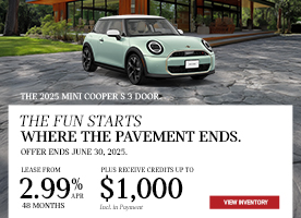 THE 2025 MINI COOPER S 3 DOOR