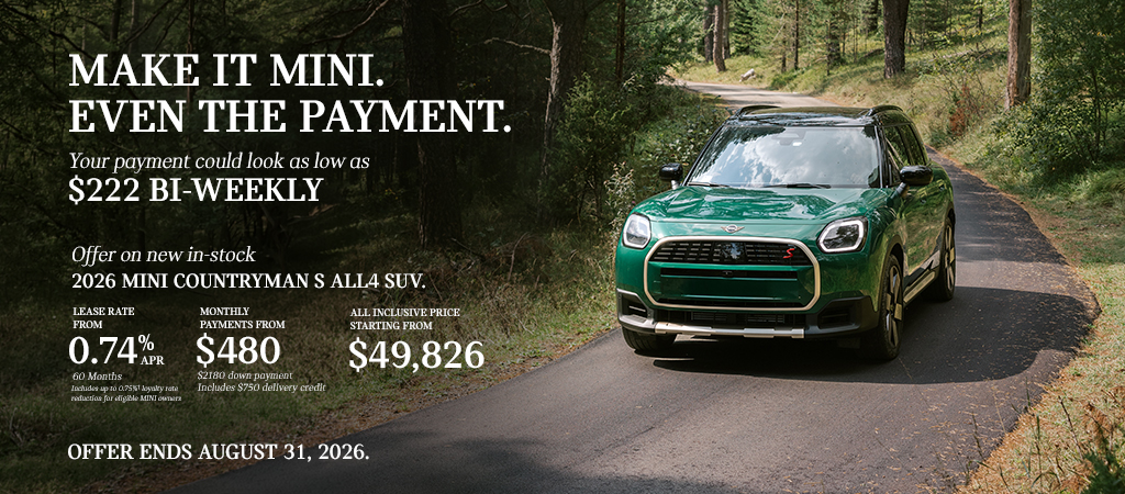 MAKE IT MINI. EVEN THE PAYMENT.