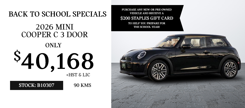 2026 MINI COOPER C 3 DOOR