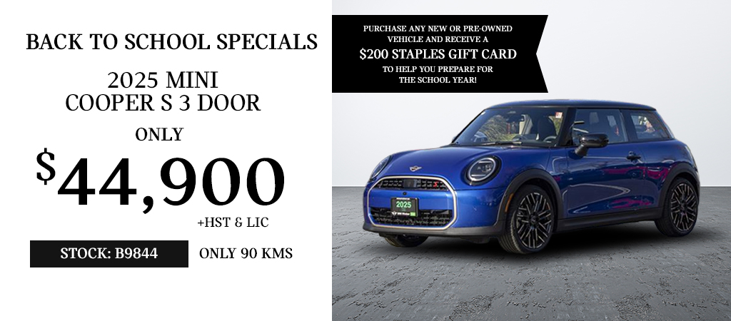 2025 MINI COOPER S 3 DOOR