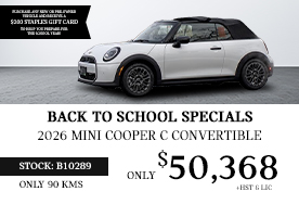 2026 MINI COOPER C CONVERTIBLE