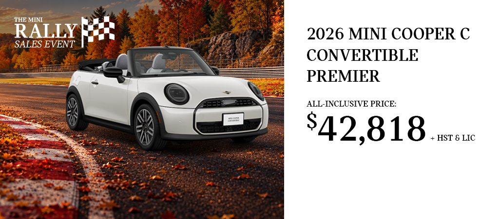 2026 MINI COOPER C CONVERTIBLE PREMIER