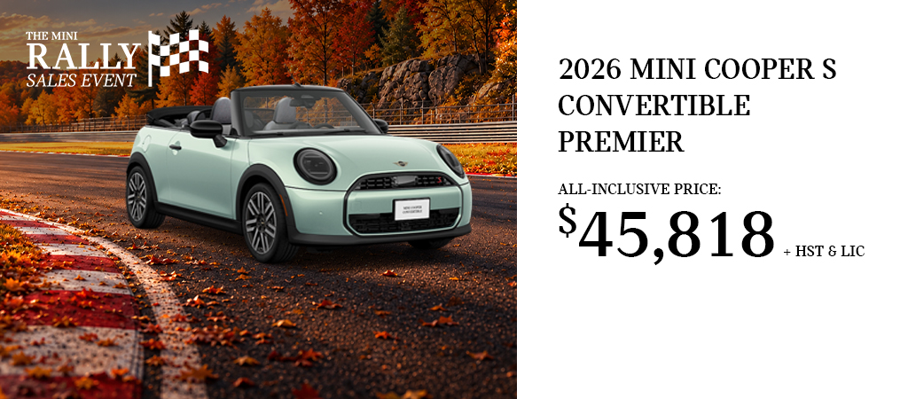 2026 MINI COOPER S CONVERTIBLE PREMIER