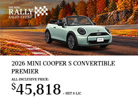 2026 MINI COOPER S CONVERTIBLE PREMIER