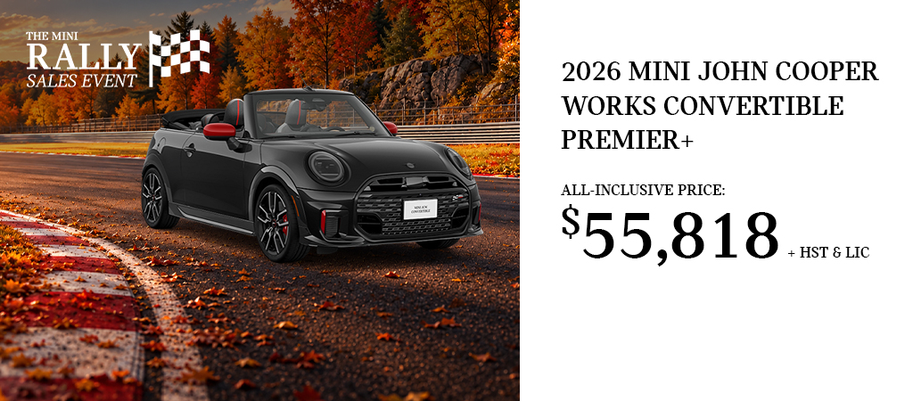 2026 MINI JOHN COOPER WORKS CONVERTIBLE PREMIER+