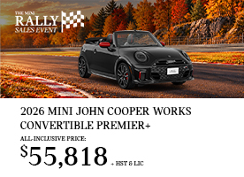2026 MINI JOHN COOPER WORKS CONVERTIBLE PREMIER+