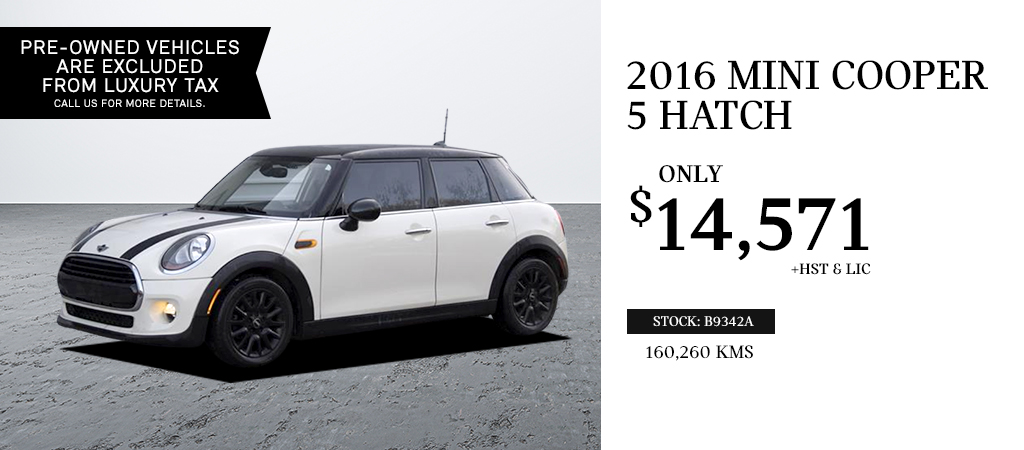 2016 Mini Cooper 5 Hatch