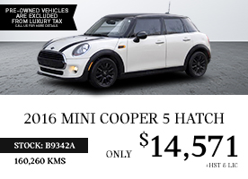 2016 Mini Cooper 5 Hatch