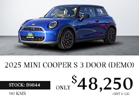 2025 MINI COOPER S 3 DOOR (DEMO)