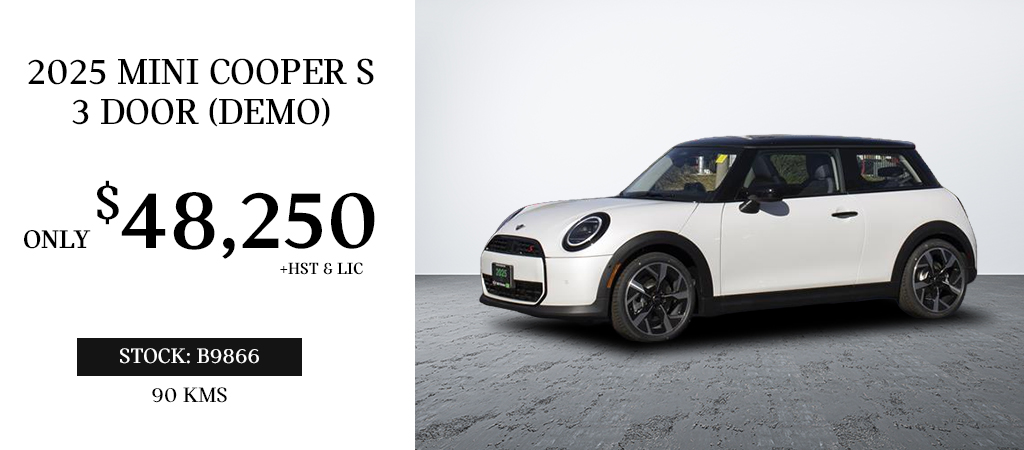 2025 MINI COOPER S 3 DOOR (DEMO)