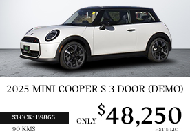 2025 MINI COOPER S 3 DOOR (DEMO)