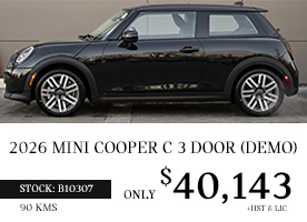 2026 MINI COOPER C 3 DOOR (DEMO)