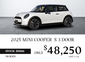2025 MINT COOPER S 3 DOOR